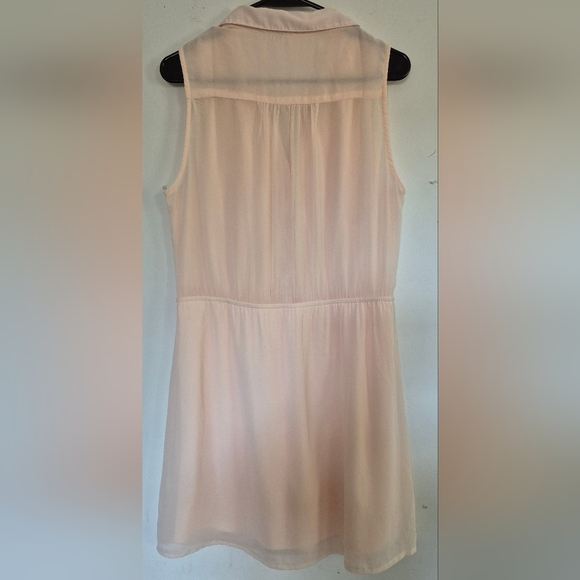 Charlotte Russe Light Pink Button-Front Dress - Picture 3 of 6